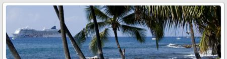 Cruiseship Pride of America in Kailua Bay